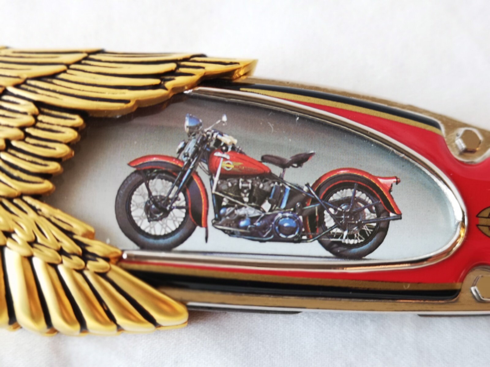 Harley Davidson, Franklin Mint, 1936 Knucklehead, Vintage, N.O.S. Motor