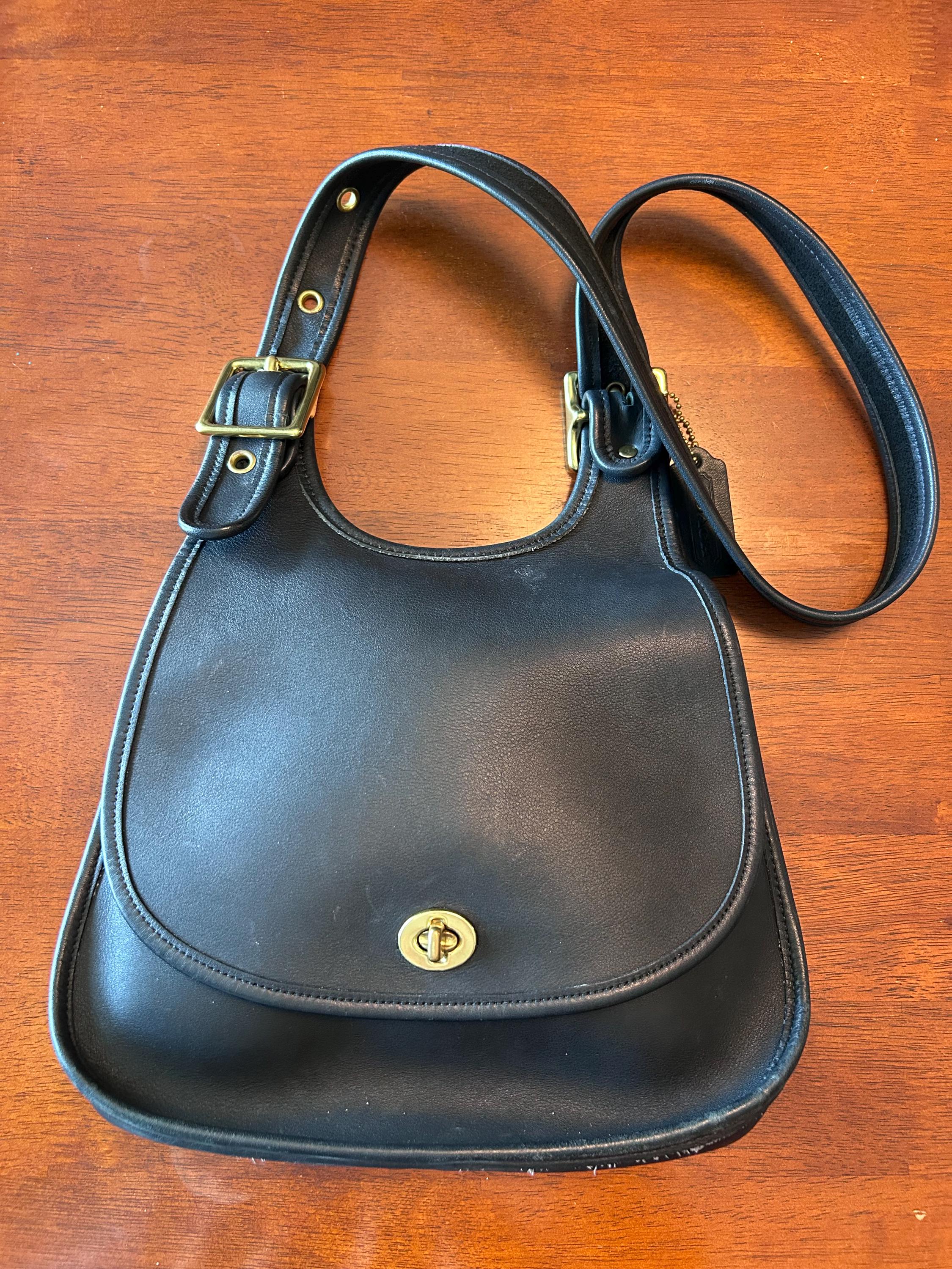 Coach Brown Crescent Hippie 70s Saddle Bag / NYC - Etsy