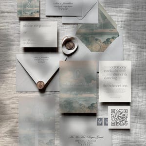 Chiara | Beach Wedding Invitations, Destination Wedding Invitation, Wedding Invitation for Destination Wedding, Beach Theme Wedding