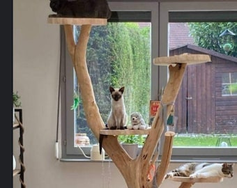 Arbre A Chat Naturel Etsy Arbre A Chat Naturel Etsy