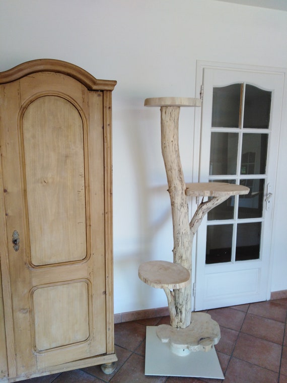 Arbre A Chat En Bois Flotte Blanchi Etsy Arbre A Chat En Bois Flotte Blanchi Etsy