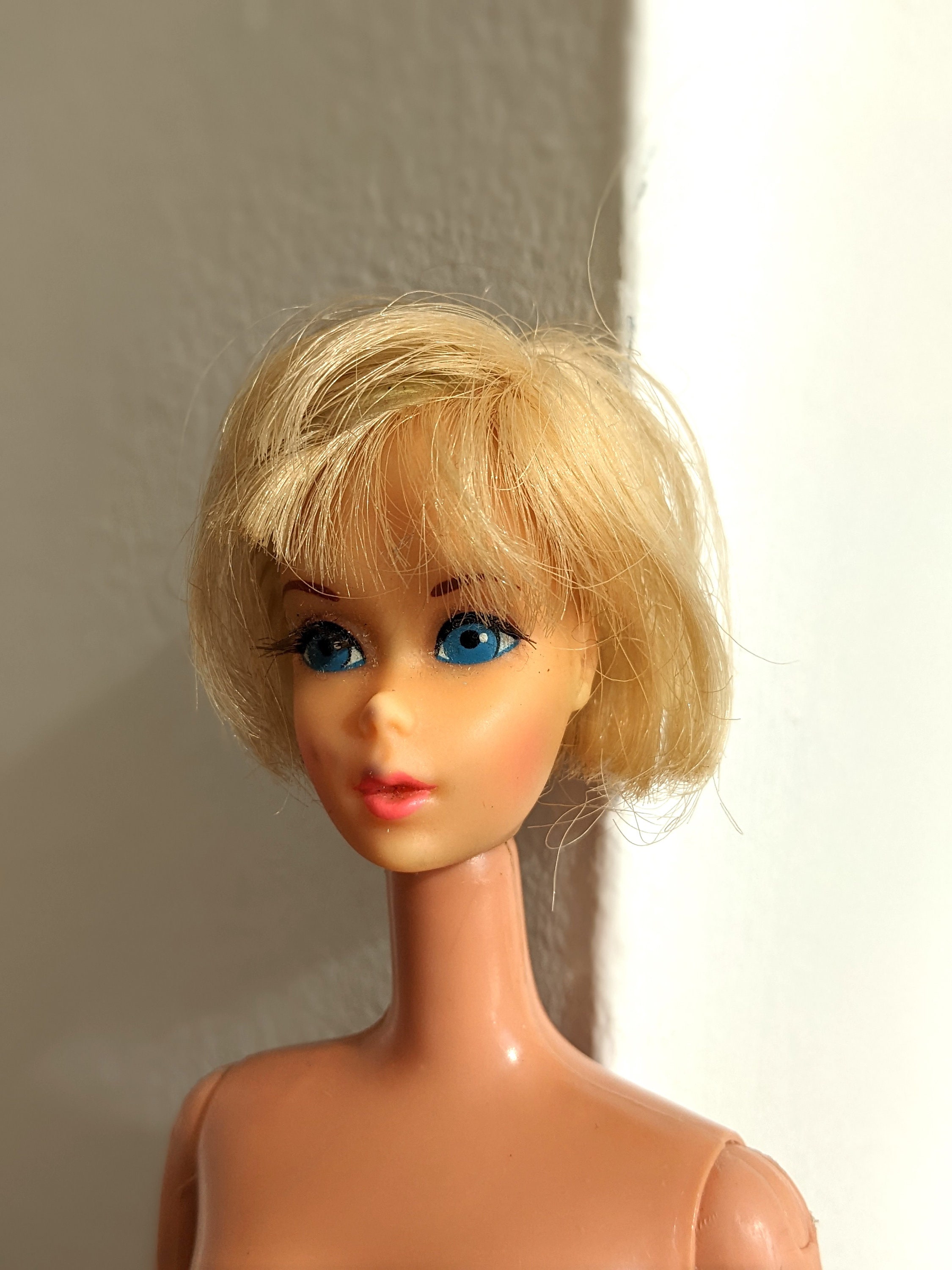 Vintage 1969 Mattel Ken Doll 1966 Mattel Barbie Blonde Hair Blue Eyes 