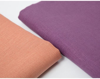 290 Colors Pure Linen Fabric, Lightweight Solid Soft 100% Linen Fabric By The Yard