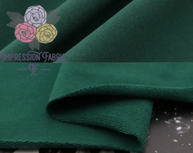 Heavy Cotton Knit Fabric Sweather Fabric Stretch Fabric Etsy