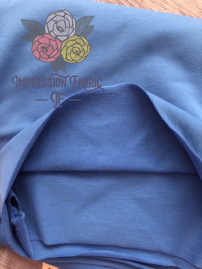 Heavy Cotton Knit Fabric Sweather Fabric Stretch Fabric Etsy