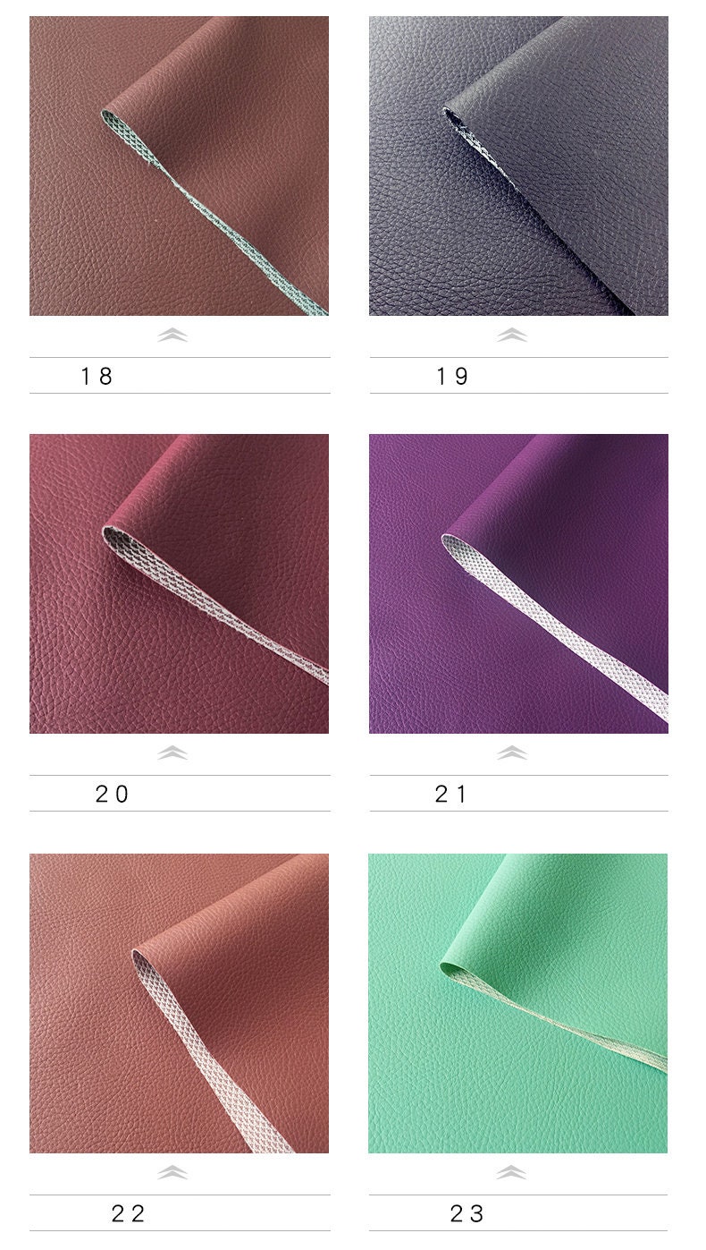 Texture Faux Leather Fabric by the Half Yard Leather Etsy