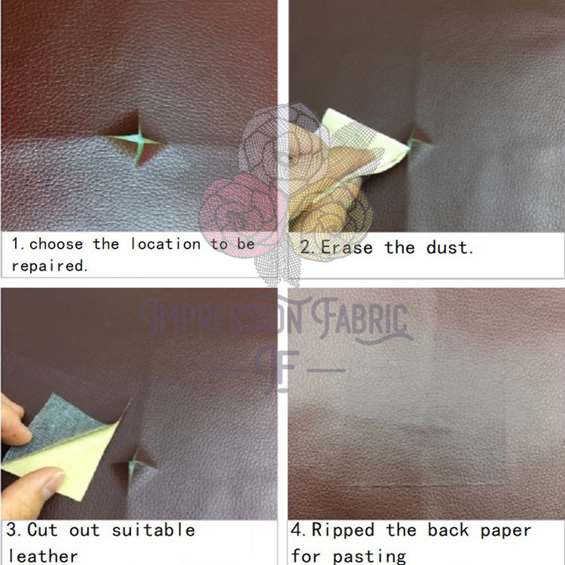 Self Adhesive Leather Fabric Leather Repair Patch Leather Etsy