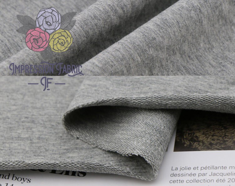 Cotton Knit Fabric Stretch Jersey Knit Fabric by the Half Yard Etsy