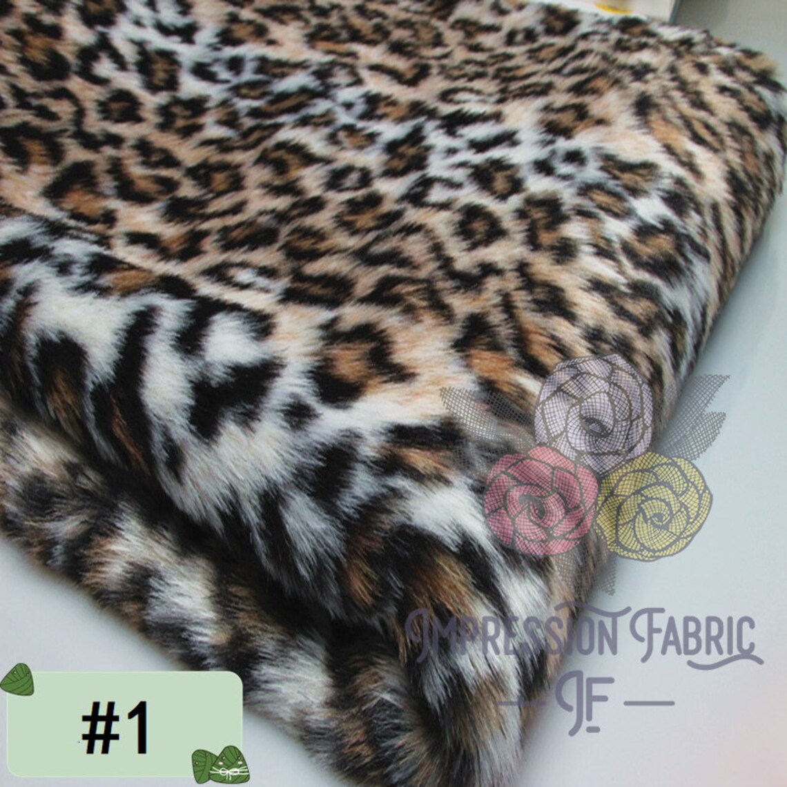 Velboa Faux Fur Fabric Faux Leopard Fur Fake Fur Fabric Etsy