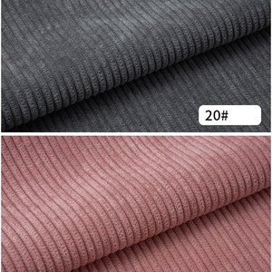 8 Wale Corduroy Fabric Rib Fabric Apparel Fabric by the Half Yard - Etsy