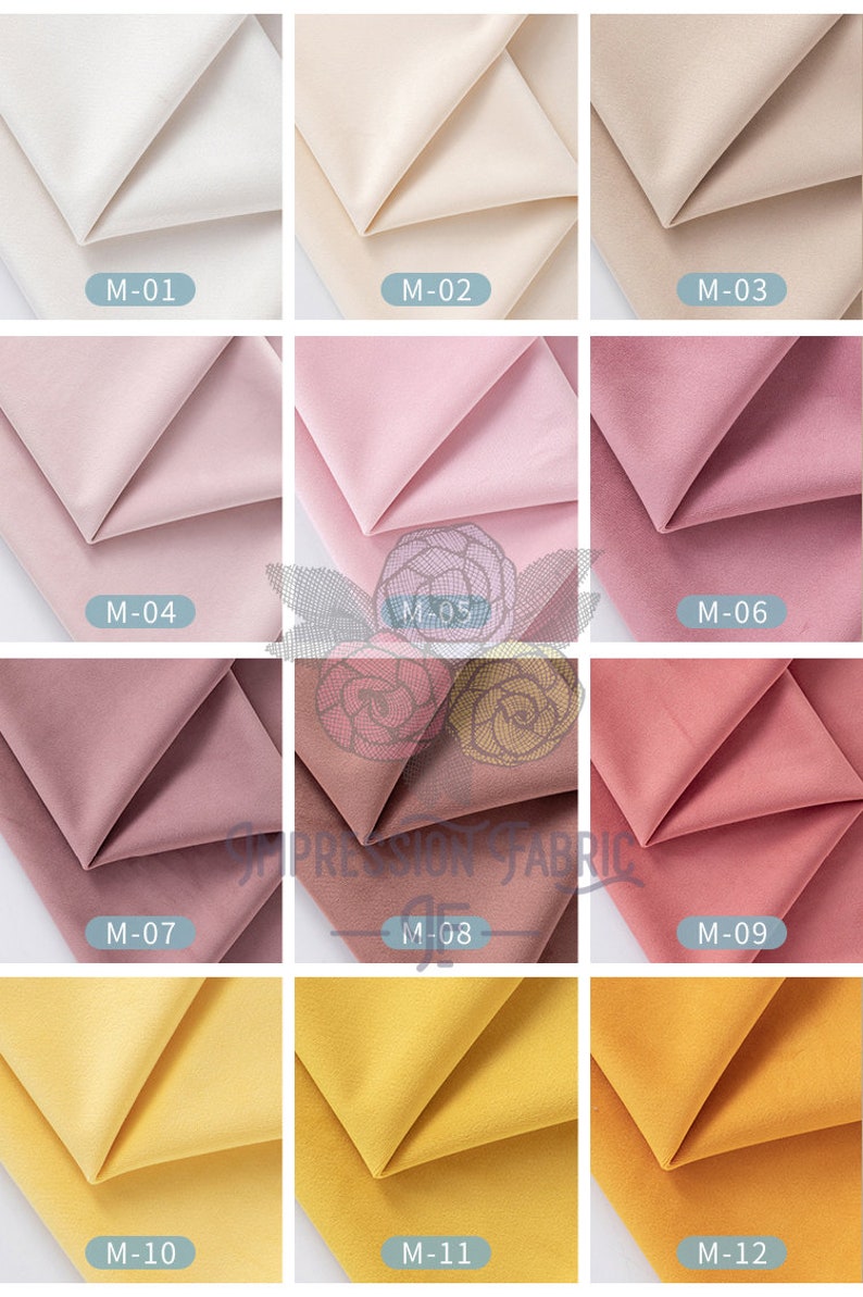 Velvet Fabric Soft Upholstery Pillow Curtain Cushion Fabric Etsy