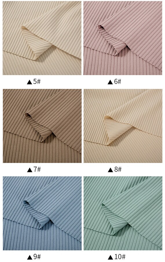 Ribbed 2024 cotton fabric