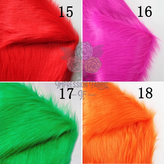 9cm Long Fluffy Fabric Newborn Photo Prop Plush Fabric Faux Fur Fabric