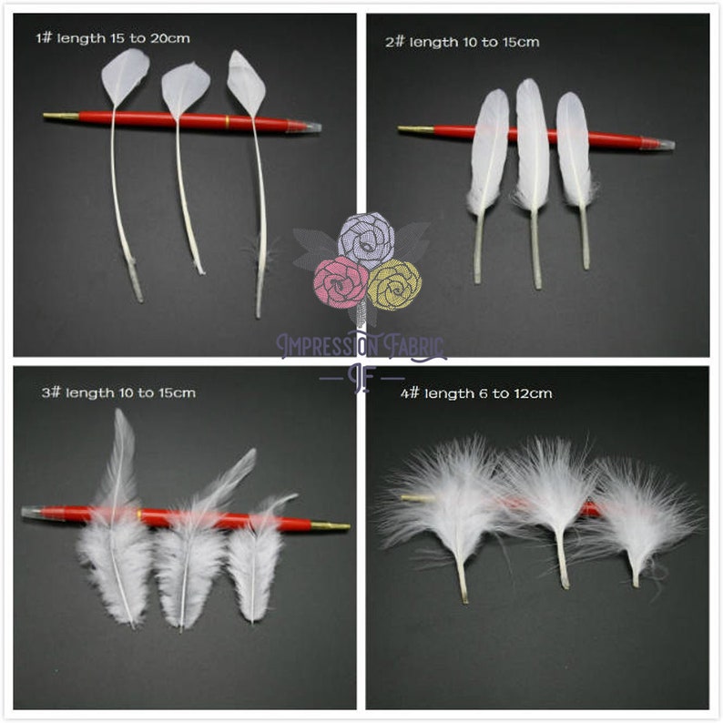 White Feathers Craft Feathers Natural Feathers Loose Etsy