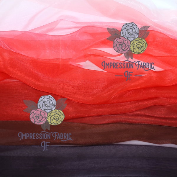 The Fabric Exchange Solid Sheer Chiffon Fabric | 100% Polyester | Lightweight Dressmaking & Décor Fabric | 58-Inch Wide | by The Yard (1 Yard, Peach The Fabric Exchange Solid Sheer Chiffon Fabric | 100% Polyester | Lightweight Dressmaking & Décor Fabric | 58-Inch Wide | by The Yard (1 Yard, Peach