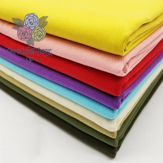 100% Cotton Denim Fabric Jean Fabric Soft Denim Sewing | Etsy