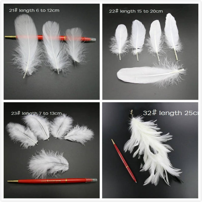 White Feathers Craft Feathers Natural Feathers Loose - Etsy