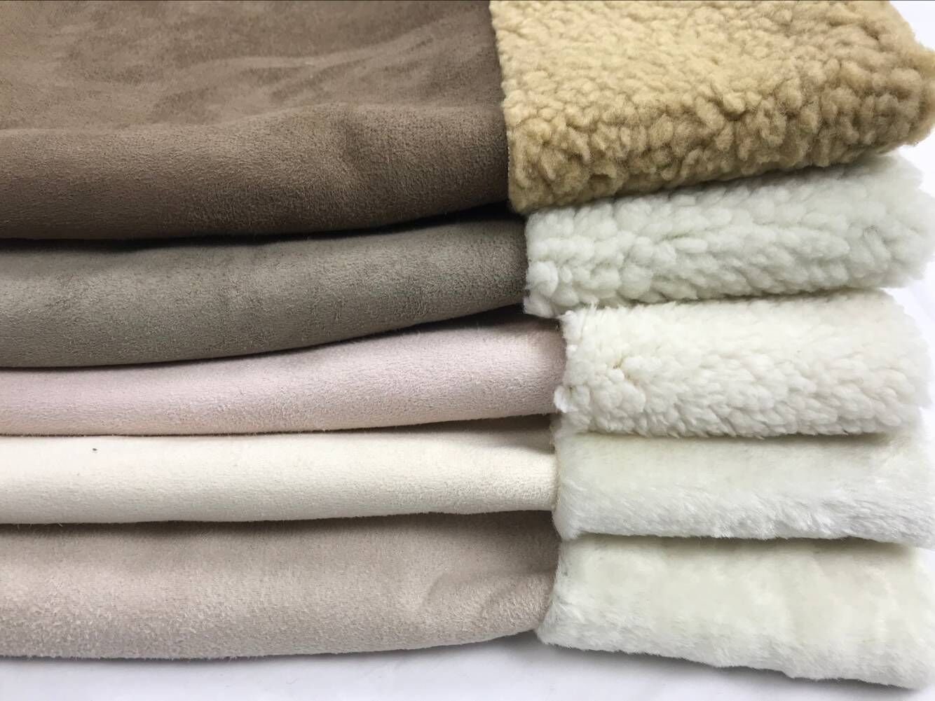 Bonded Sherpa Fabric Suede Fabric Faux Fur Fabric Winter Etsy