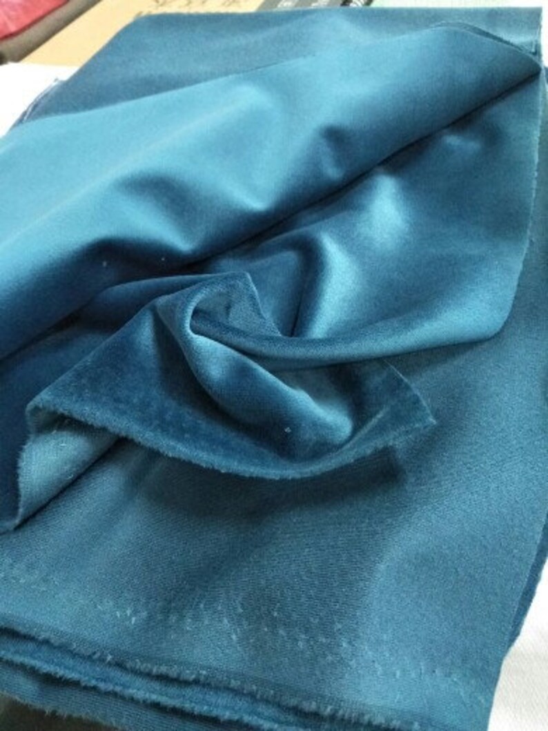 Velvet Fabric Upholstery Fabric Polyester Velvet Soft Etsy