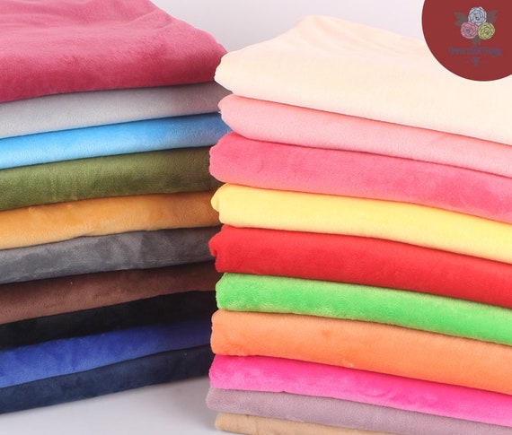 Plush Fabric, Soft Fabric, Blanket Fabric, Toy Making Fabric