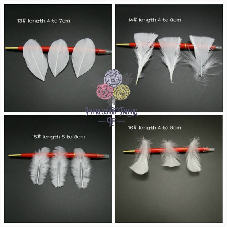 White Feathers Craft Feathers Natural Feathers Loose Etsy