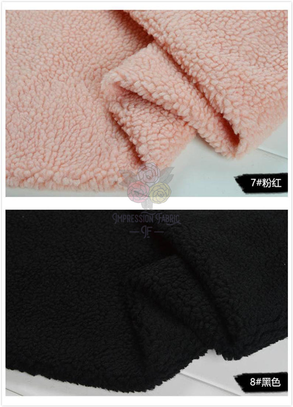 Sherpa fabric Polyester Sherpa Lamb Faux Fur Winter Fabric Etsy