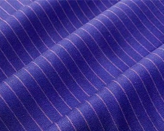 70% Merino Wool Worsted Plaid Suiting Fabric By The Yard