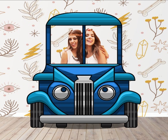Small Foot Bastelset Photo Frame Happy Car – Kreatives Gestalten Mit Schablonen & Glitzernden Farben