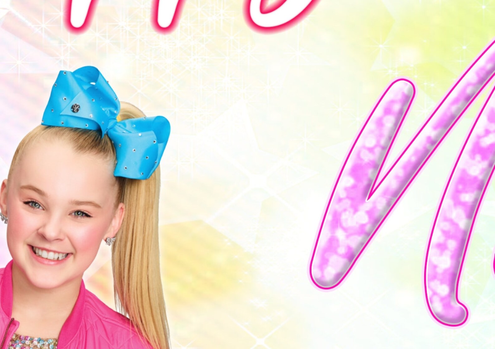 Jojo Siwa Happy Birthday Vinyl Banner Personalized Customized | Etsy