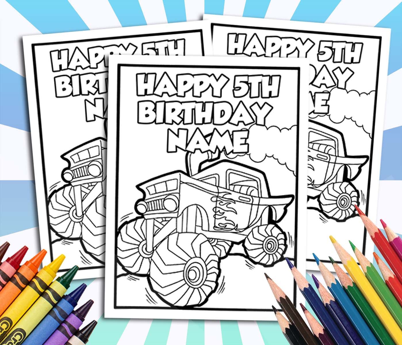 Free Printable Monster Jam Speed Coloring Page for Adults and Kids 