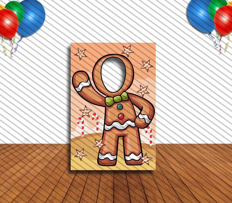 Face in Hole Christmas - Etsy