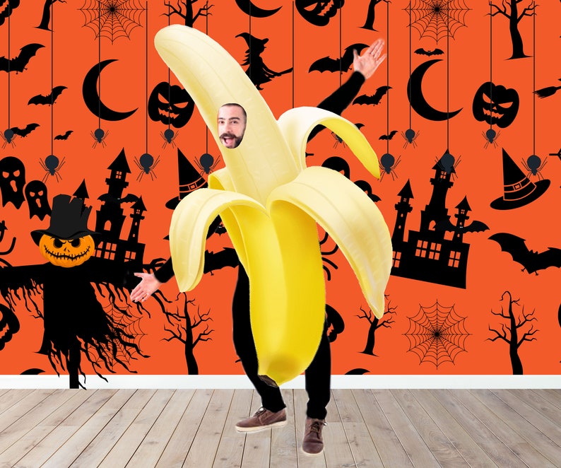 Banana Halloween Costume Photo Prop DIY Poster Etsy