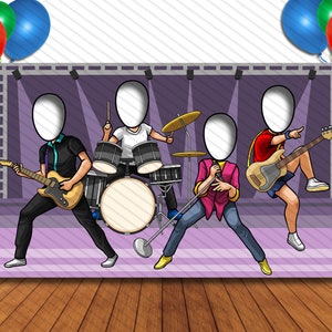 Rockstar photo booth props deals