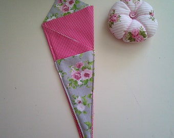 etui de rangement pour ciseaux et accessoires de couture