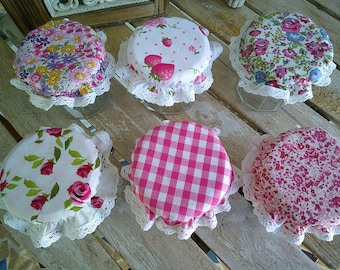 6 charlottes pour pot de confiture