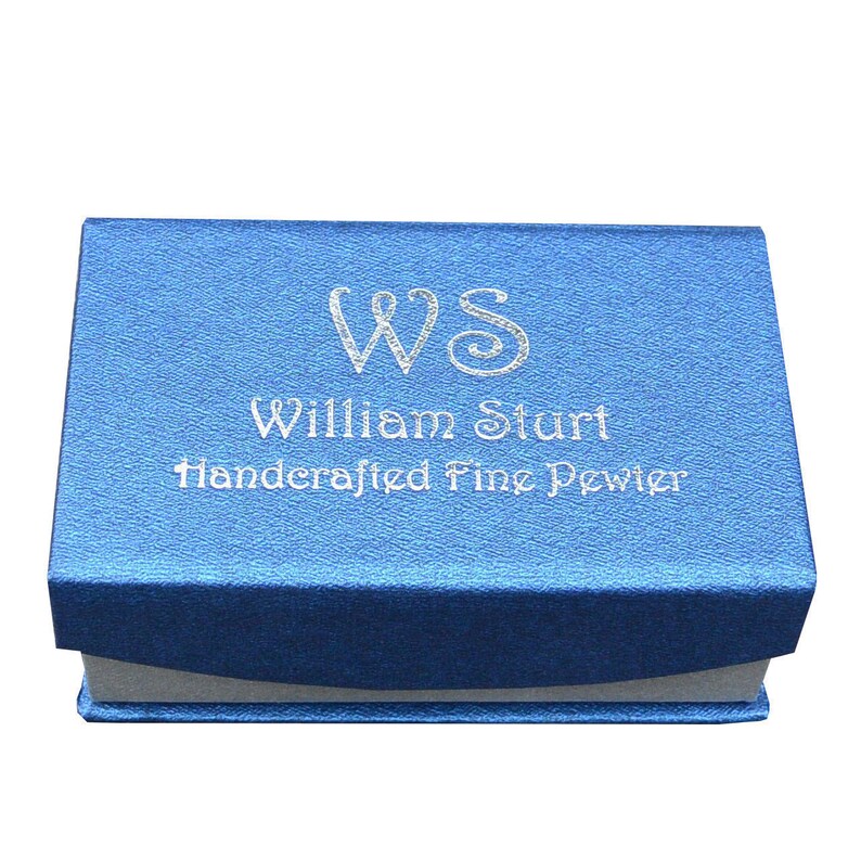 Handcast Fine Pewter Sitting Cat Cufflinks By William Sturt