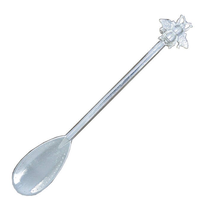 Bee Jam Spoon, Honey Bee Handcast, in Fine Pewter, By William Sturt
