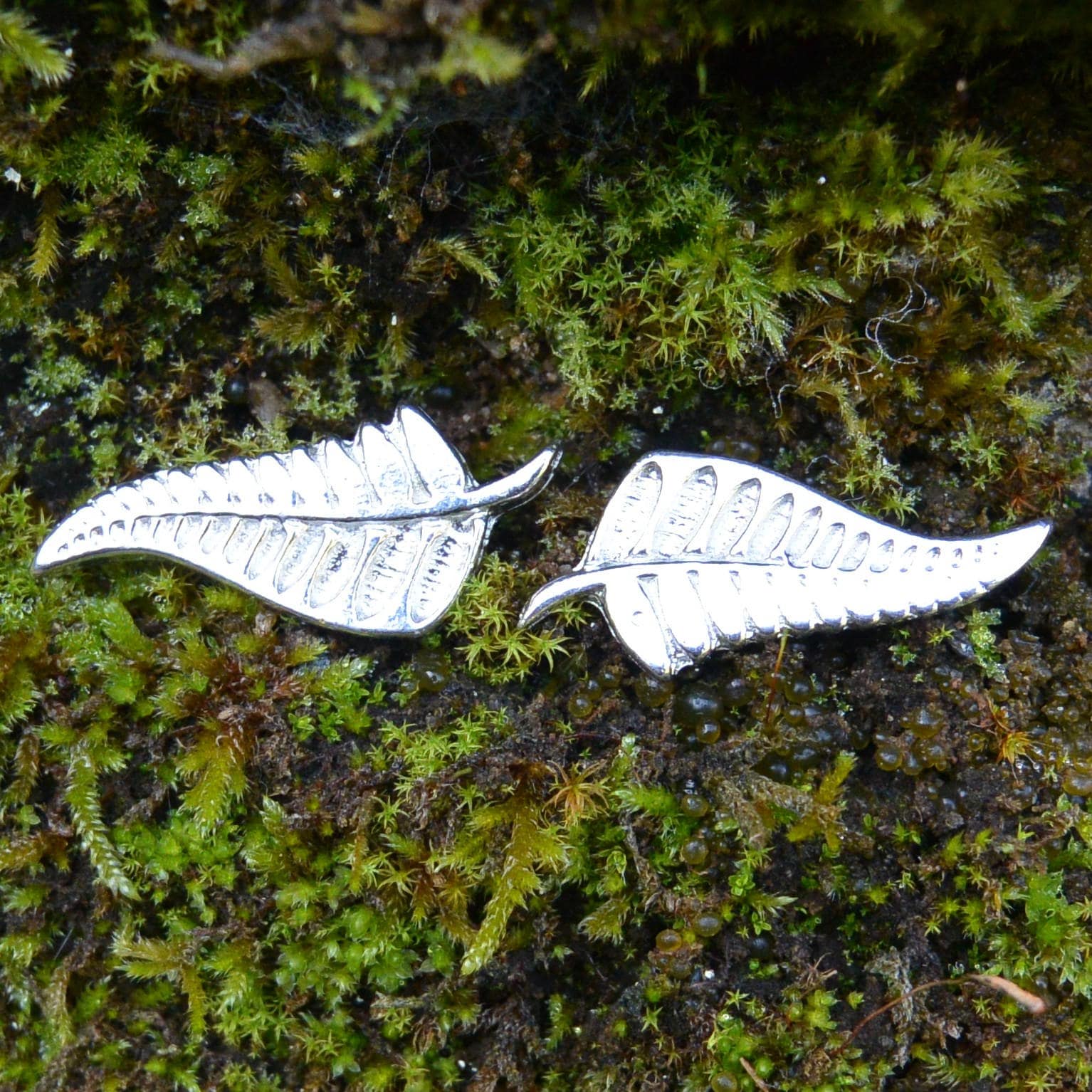 New Zealand Silver Fern Cufflinks
