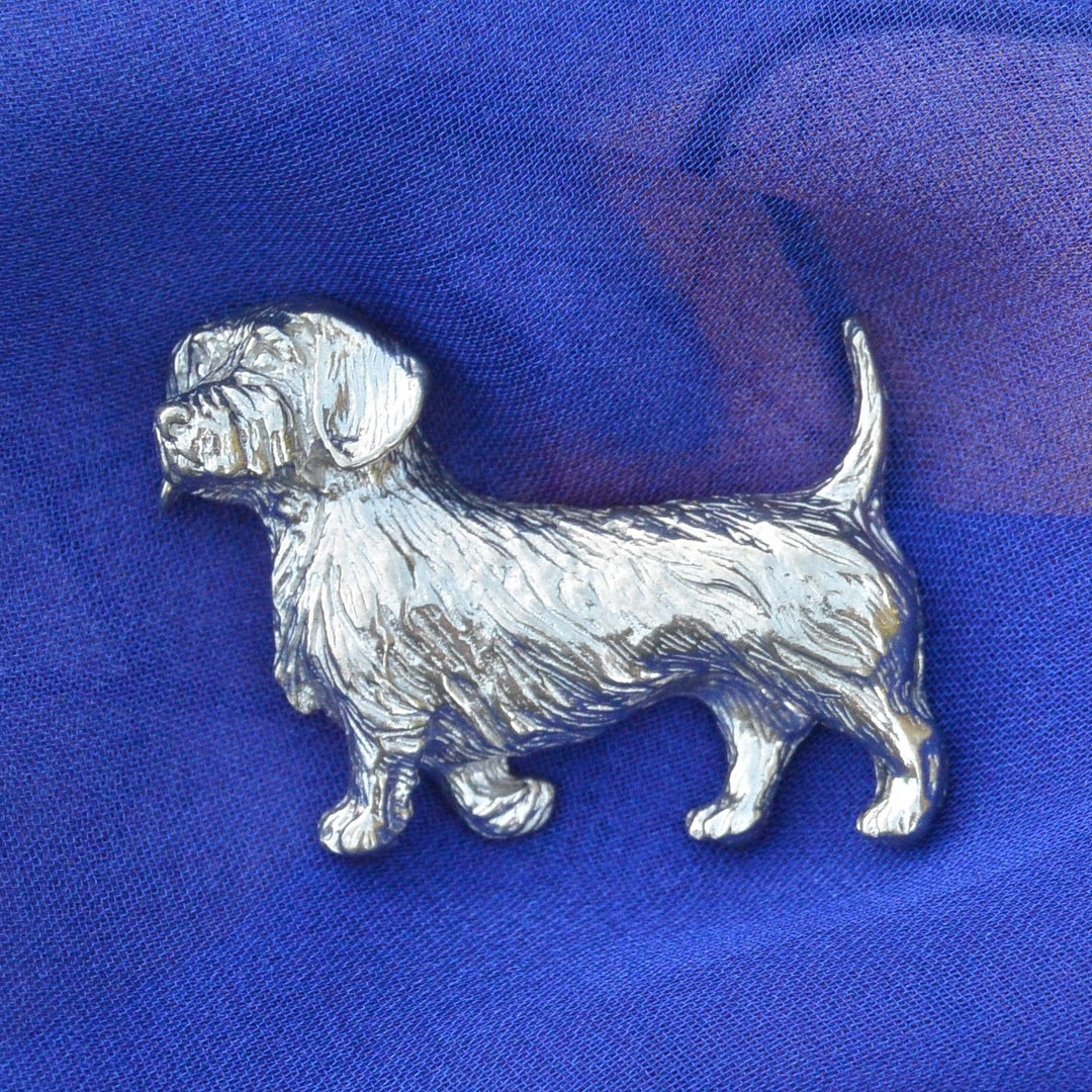 Fine Pewter Whippet Brooch - Handcast By William Sturt, Collectible Jewelry Gift - View #6