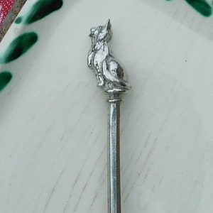 Cheshire Cat Spoon, Jam Spoon, Handmade, in Finest Pewter, by William Sturt image 3
