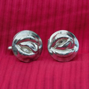 Naughty Lips Cufflinks, Sexy Cufflinks, Handcrafted in Fine Pewter by William Sturt
