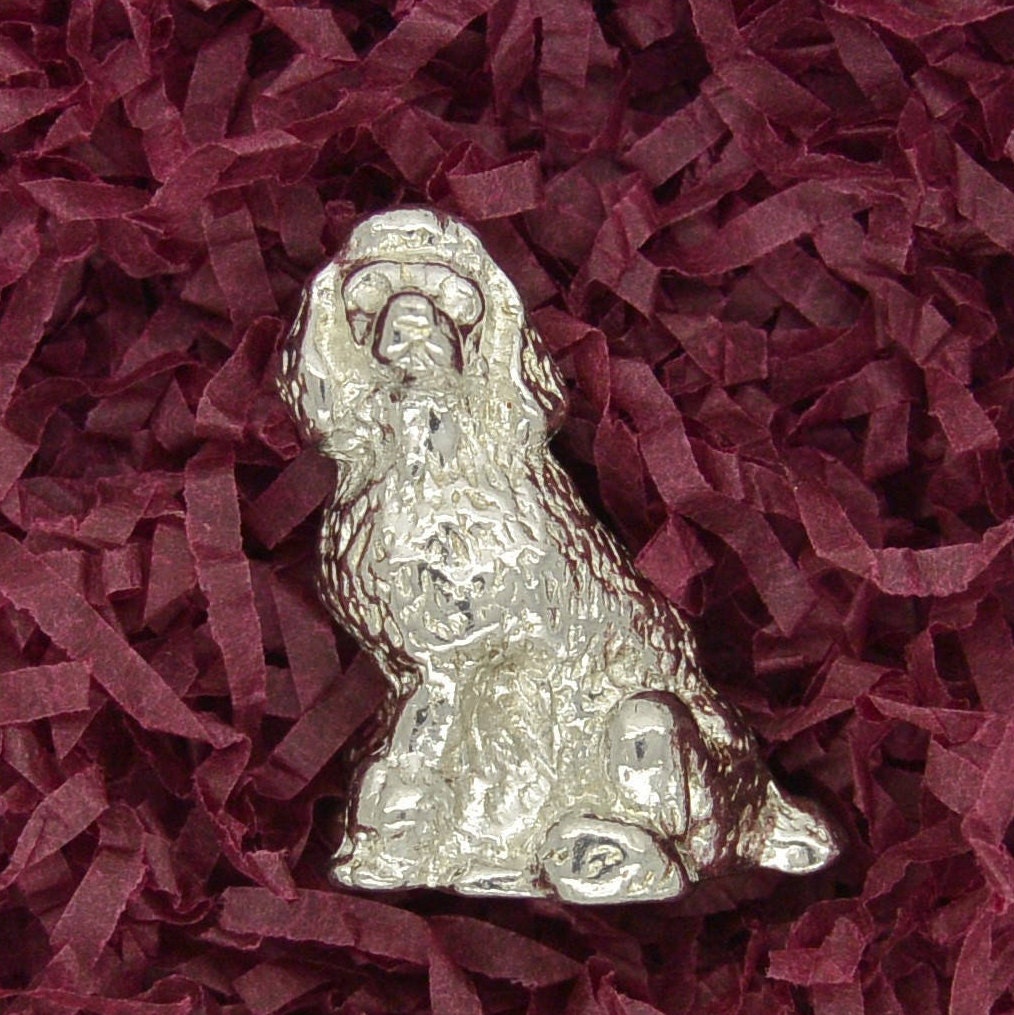 Poodle Figurine, Poodle Gifts, Handmade, in Fine Pewter, By William Sturt