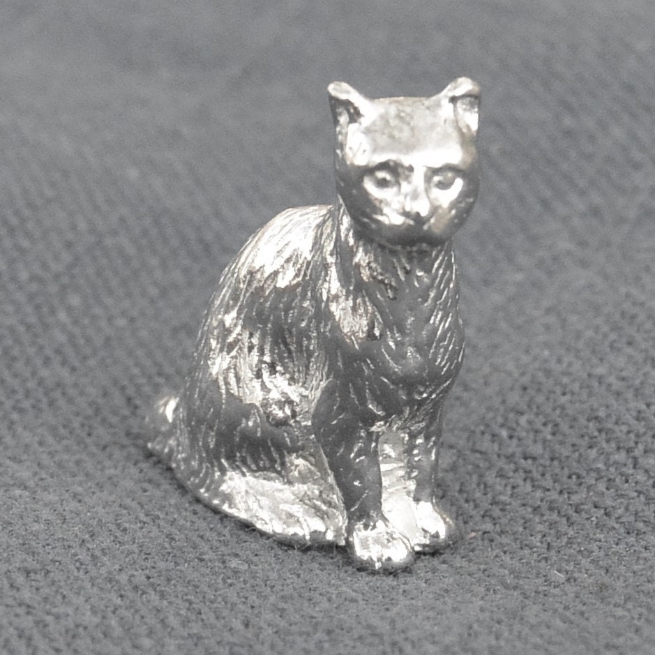 William Sturt Handcast Fine Pewter Strolling Cat Brooch - Lead-Free, Approx. 5 Cm, Presentation Box - View #2