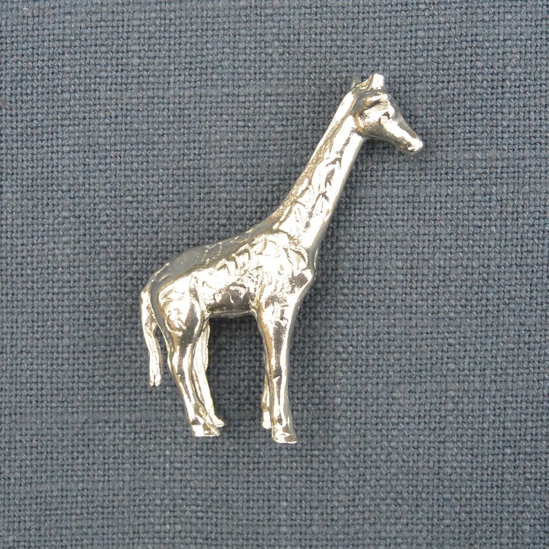 Giraffe Figurine Miniature Giraffe Handmade in Fine Pewter Etsy