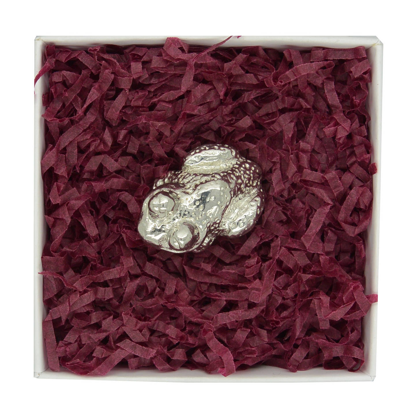 Figurine Grenouille, Figurine Animalière, Faite à La Main, en Etain, Fabrication Française Par Willi