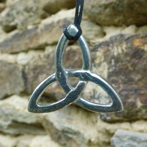 Celtic Trinity Knot Pendant in Pewter by William Sturt, Celtic Knot Necklace, Celtic, Celtic Jewellery, Protection Talisman, Amulet