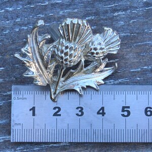 Distel Schubladenknopf, Distelgriff, schottischer Möbelknopf, handgefertigt aus Zinn, von Les Etains de Jumilhac Bild 10