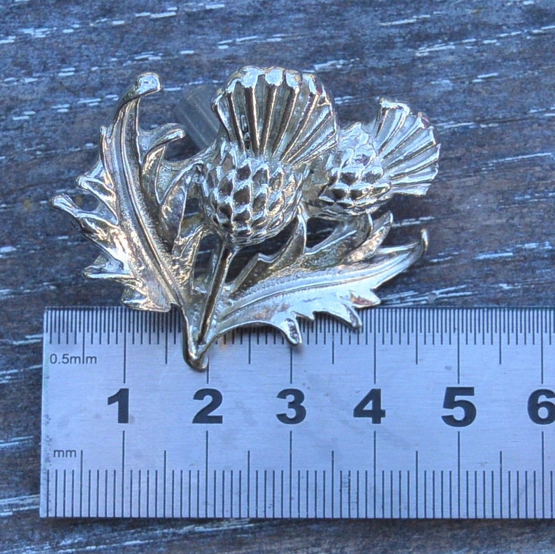 Distel Schubladenknopf, Distelgriff, schottischer Möbelknopf, handgefertigt aus Zinn, von Les Etains de Jumilhac Bild 10