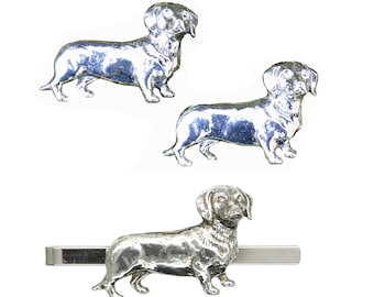 Fermacravatta Gatto E Cane In Acciaio Inox, Regalo Divertente Per Amanti Degli Animali, Per Matrimonio E Ufficio - 2
