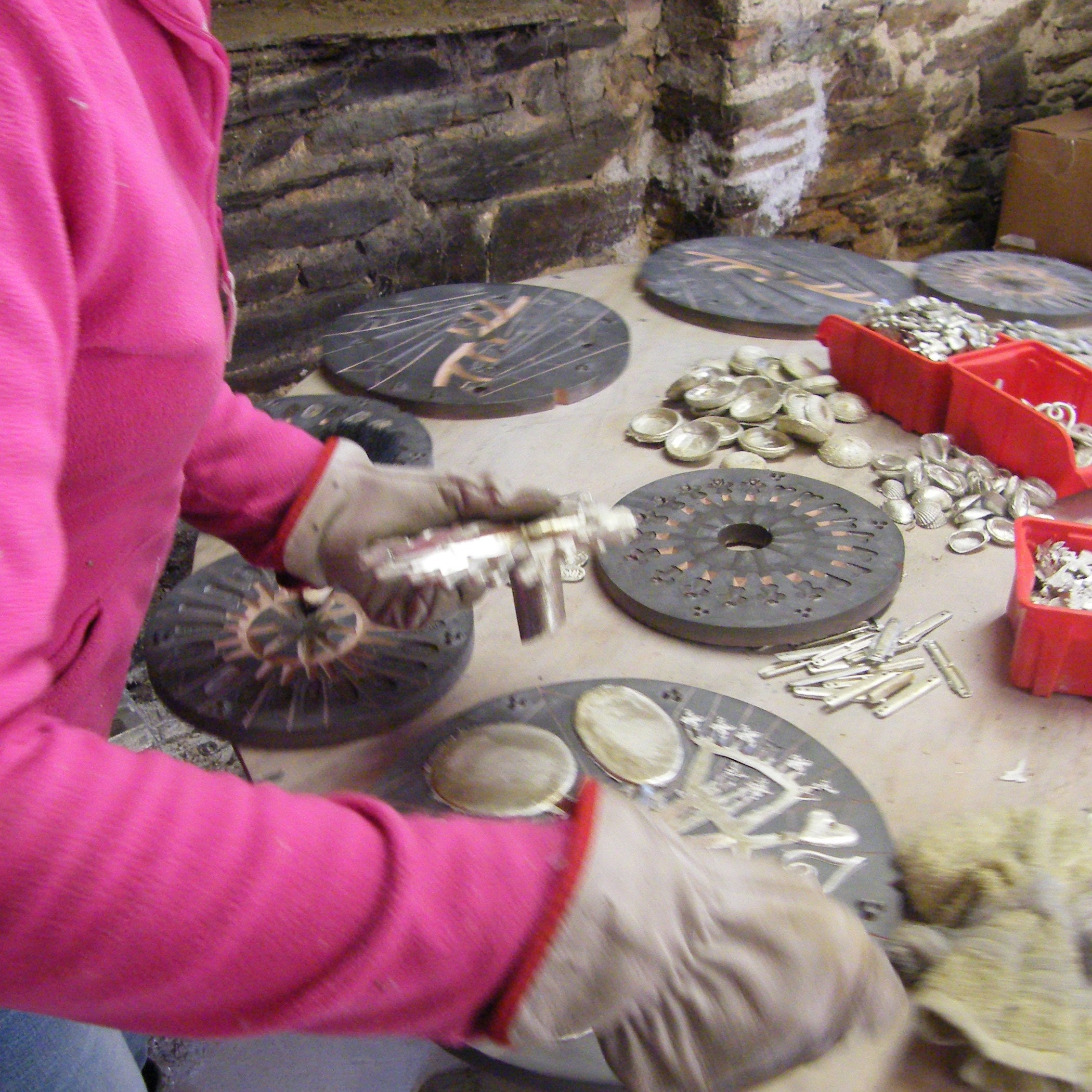 Pince à Cravate En étain - Croix D'Occitane (Fabriqué En France) Croix